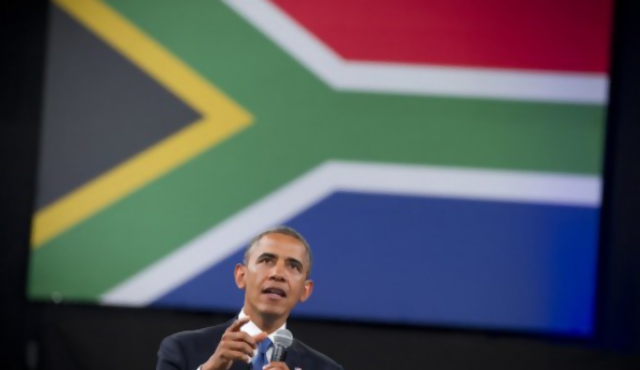 Obama visitó la isla-prisión de Mandela