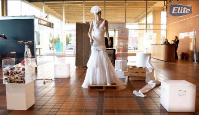 Vestido hecho con Elite en el DUY 2013