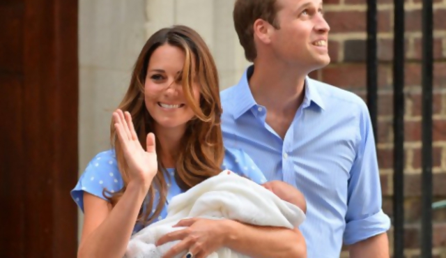 Catalina y Guillermo presentaron a su hijo