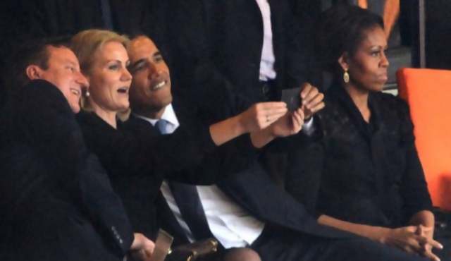 Obama, Michelle y la premier danesa