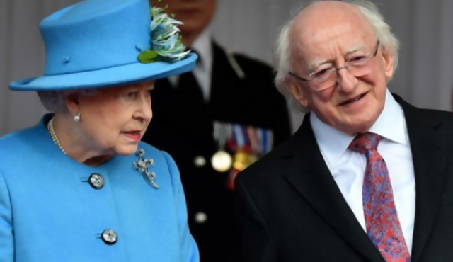 Londres recibe la primera visita de un presidente irlandés