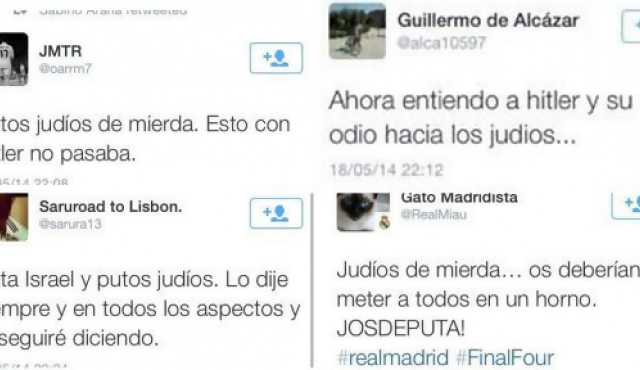 "Esto con Hitler no pasaba": comunidad judía denuncia twitteros
