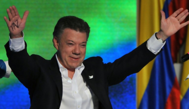 Colombia reelige a Santos, "triunfo de la paz"