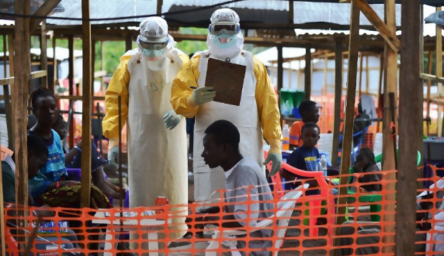 La "zona caliente" del  ébola