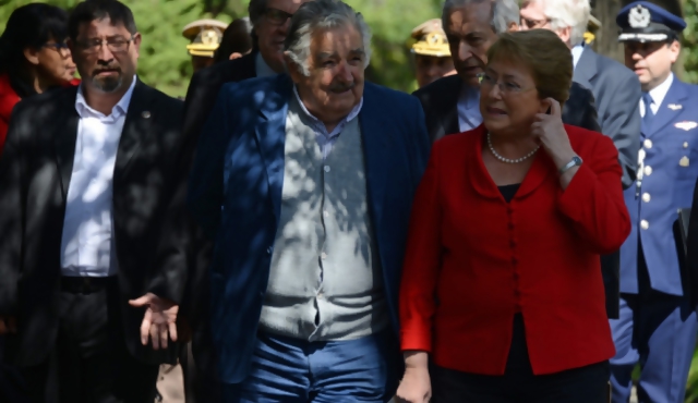 Guantánamo y marihuana en la agenda de Mujica y Bachelet