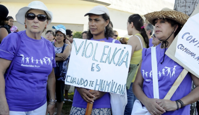 Violencia en la pareja "realmente altísima" en Uruguay