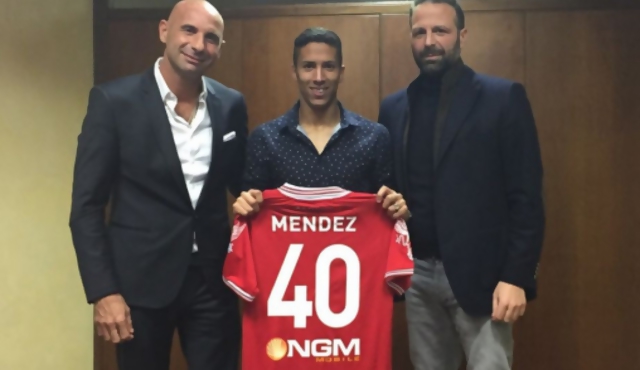 Kevin Méndez firmó con Roma y fue cedido a Perugia