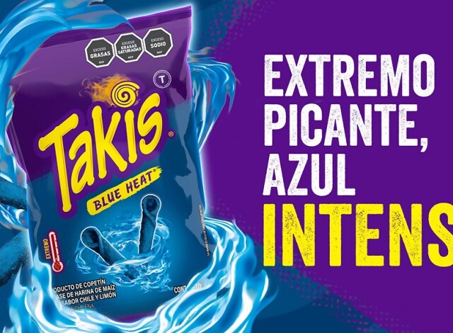 Portal 180 - Takis Blue Heat revoluciona el mundo de los snacks combinando el picante con el color azul