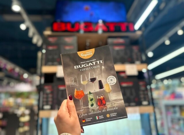Portal 180 - Llegó a Tienda Inglesa el nuevo Coleccionable de copas y vasos Bugatti